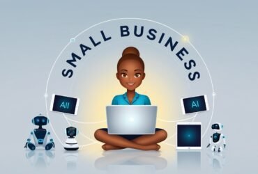 small business making money with AI