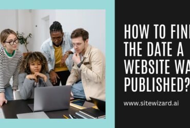 find a date of a website was published